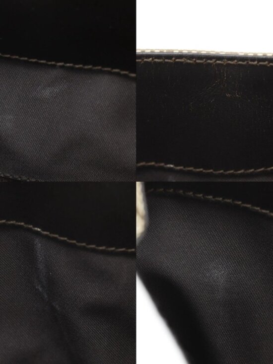 GUCCI Backpack Daypack 003.0242 Brown GG canvas Women main image 4